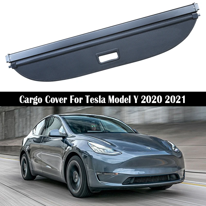 Автомобильная задняя крышка для груза Tesla Model Y 2020 2021 защитный экран багажника