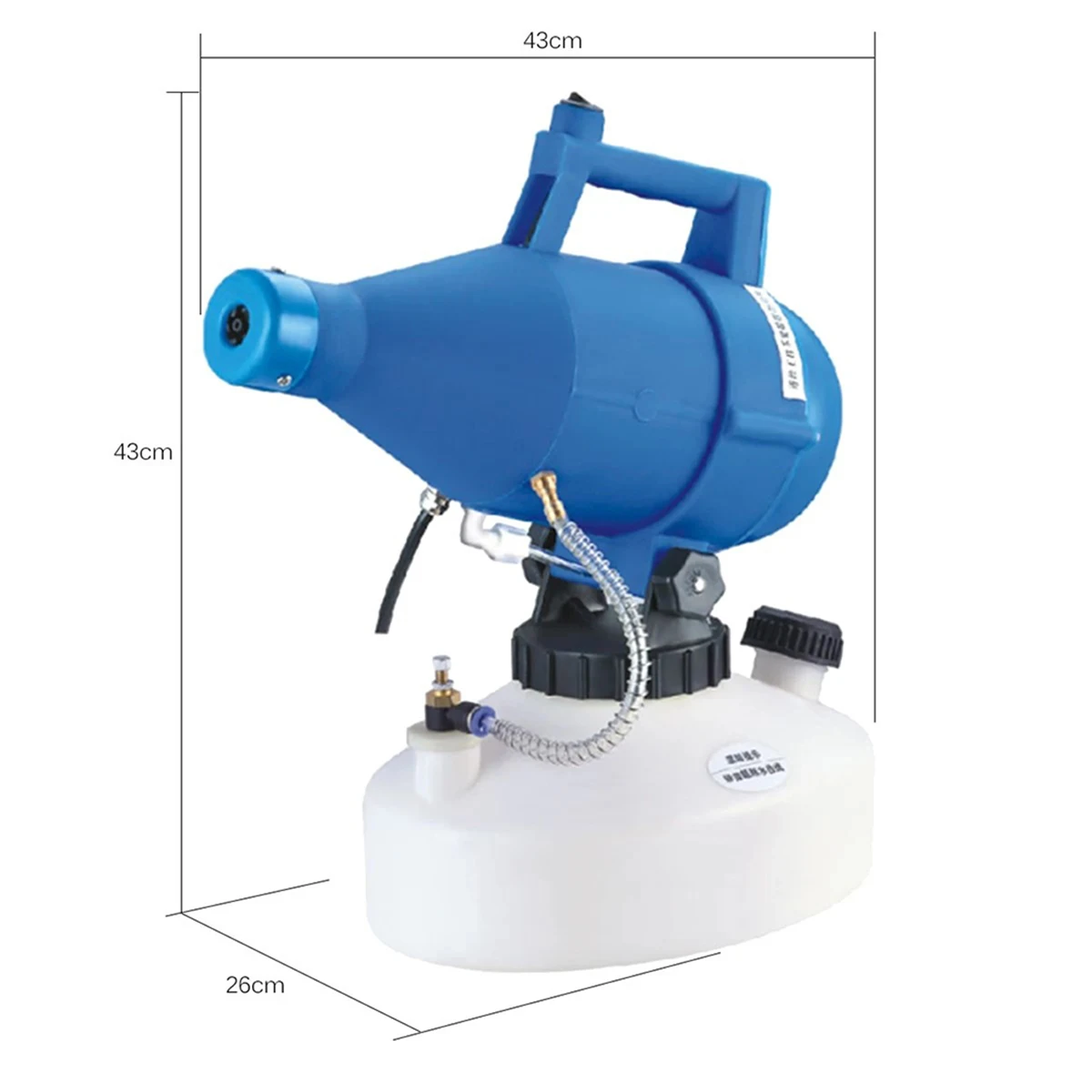 

2600W 4.5L/20L Electric ULV Fogger Sprayer Mosquito Killer Disinfection Machine Fight Drugs Distance Portable Spraying Tool