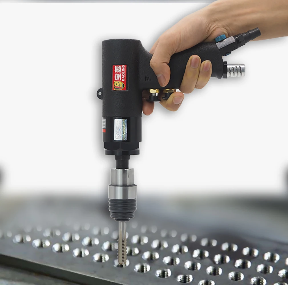 Ручной резьбонарезательный станок M3-M12 пневматический портативный пистолет -