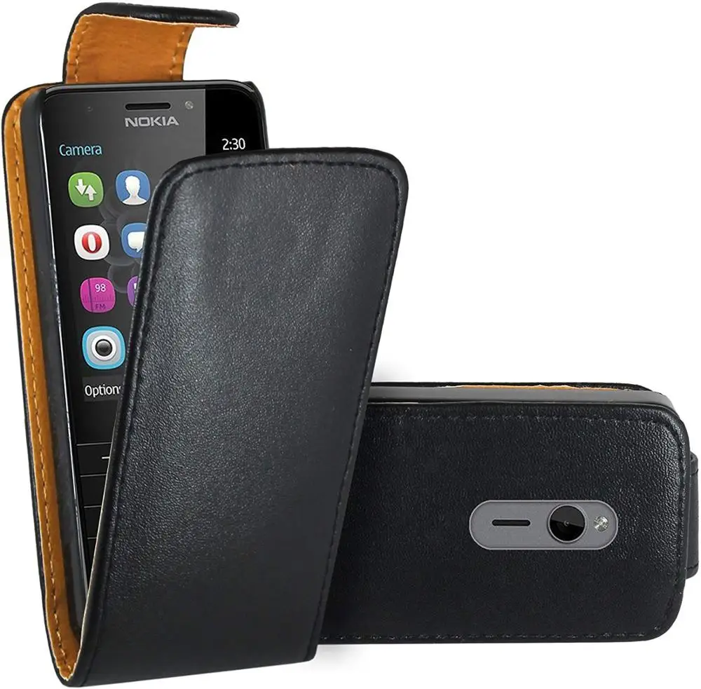 Кожаный чехол книжка для Nokia 230 / Dual Sim|Бамперы| |