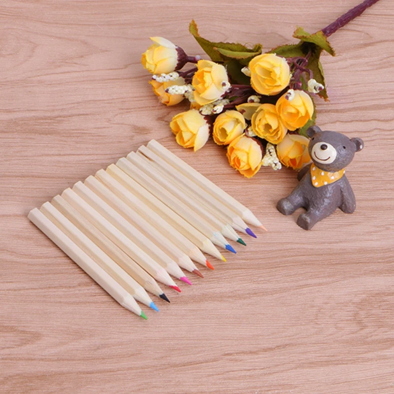 12 шт. в упаковке Цветные карандаши упакованы стильная футболка с изображением