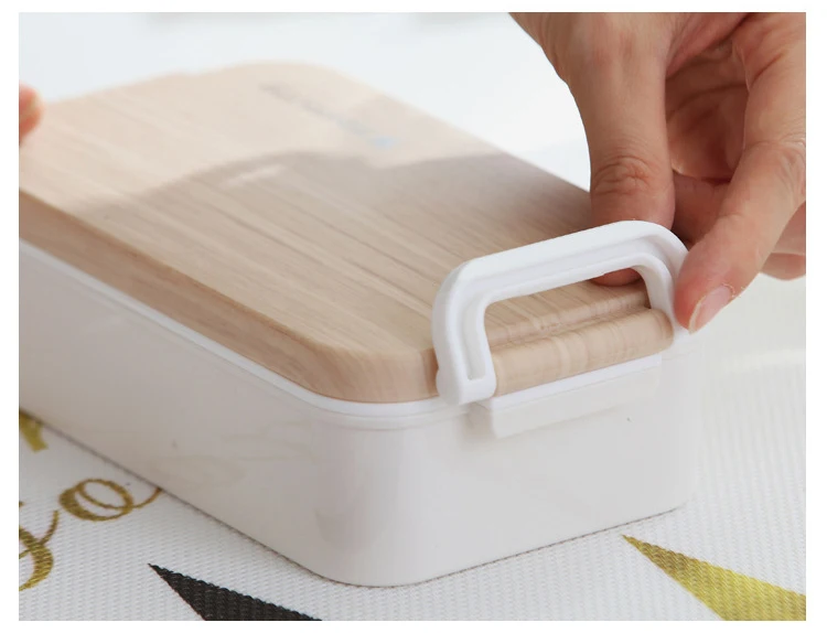 BPA Бесплатный Ланч-бокс экологичный пищевой PP Bento box Microwaveble столовая посуда контейнер для хранения еды для офиса детей