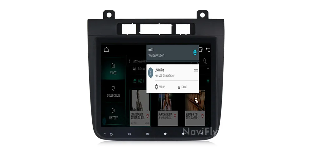 NaviFly Android 9,1 автомобильный мультимедийный плеер для Volkswagen Touareg 2012- Стерео Радио DVD gps навигация четырехъядерный HD 1024*600