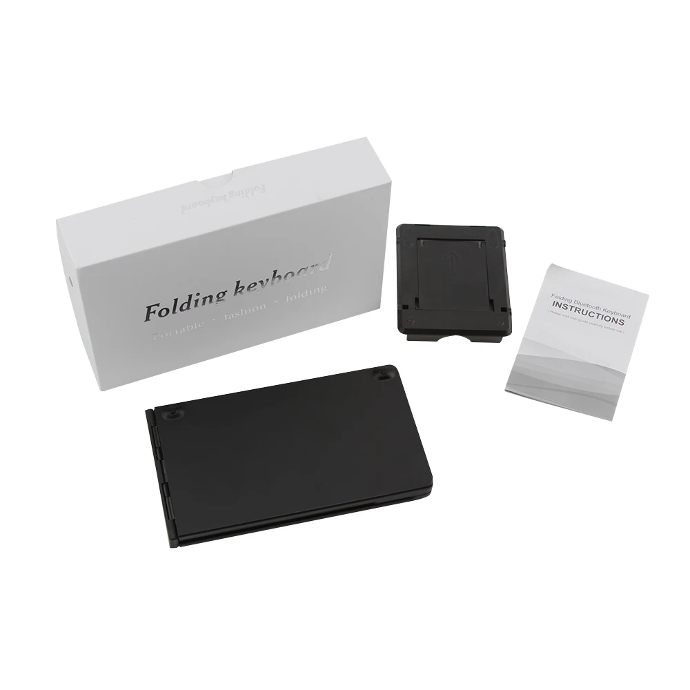 Bluetooth беспроводная мини клавиатура Портативная Складная карманная тонкая