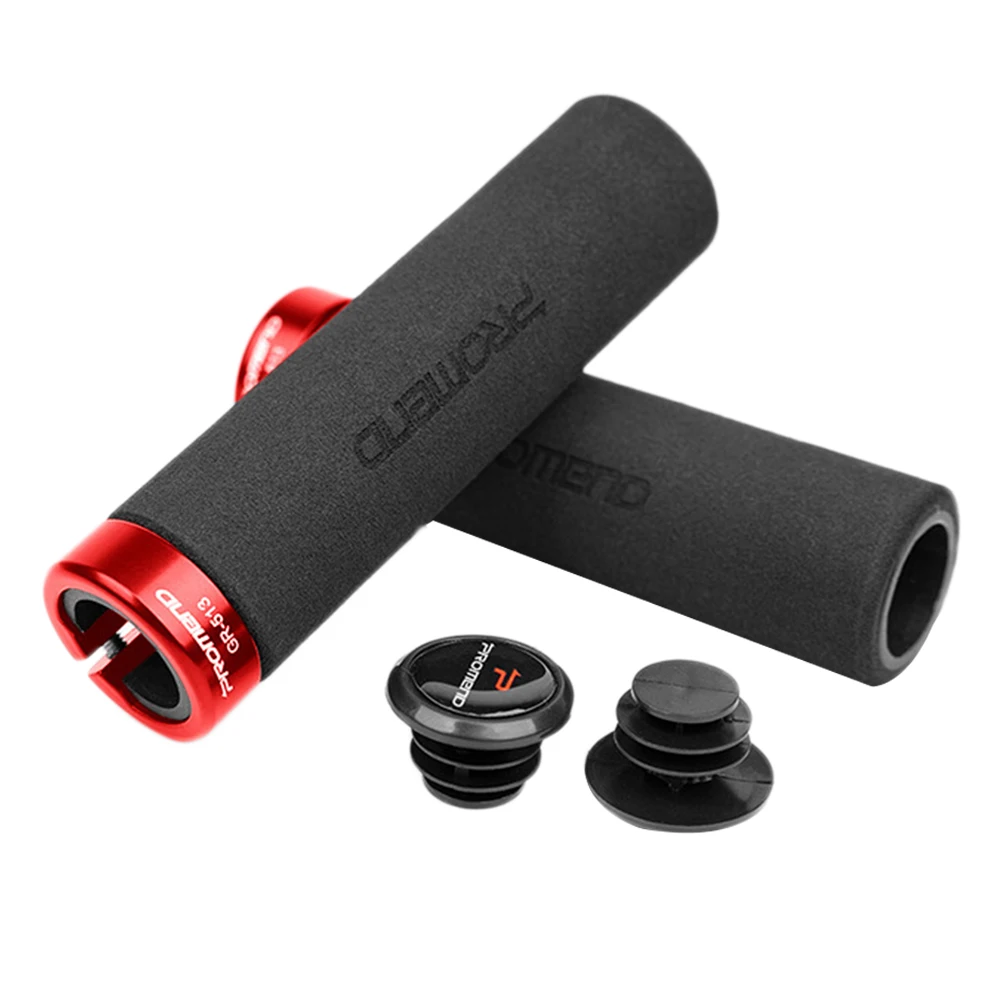 

Cycling Lockable Handle Grip MTB Mountain Fixed Gear Light Folding Bike City Bicycle Soft Anti-Skid Sponge Foam Handlebar Grips