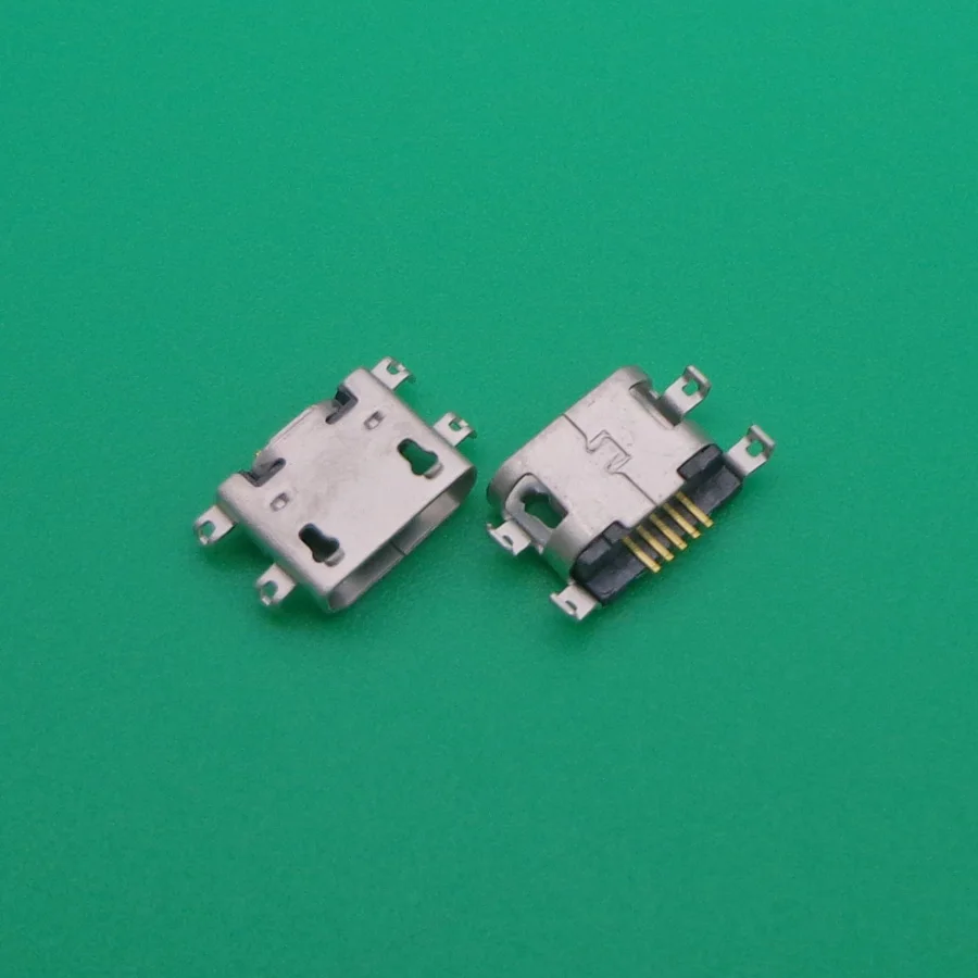 50 шт./лот для Alcatel OT995 mini micro usb разъем зарядки гнездо док станции запасные части
