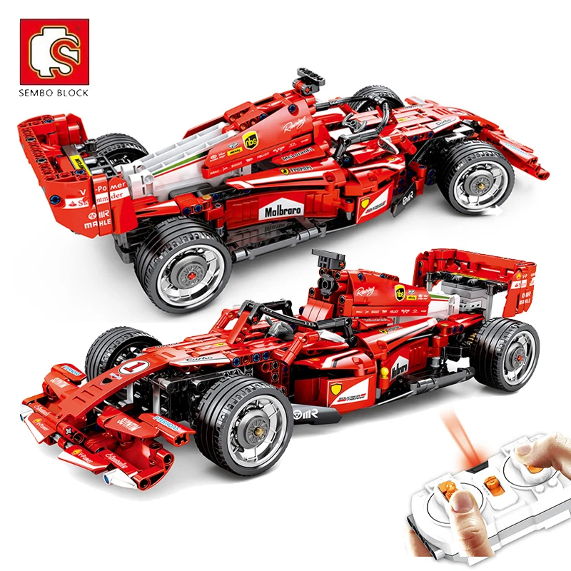 

Модель радиоуправляемого автомобиля SEMBO, конструктор с дистанционным управлением F1 кубики moc, набор строительных блоков, подарок для детей