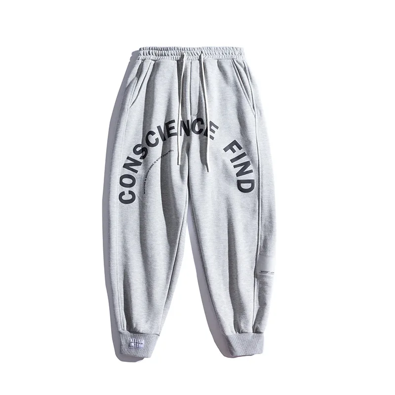 

Pant Men Letter Print Loose Casual Sports Harem Pants Male Streetwear Hip Hip Black Gray Pant Trousers Joggers Sweatpants
