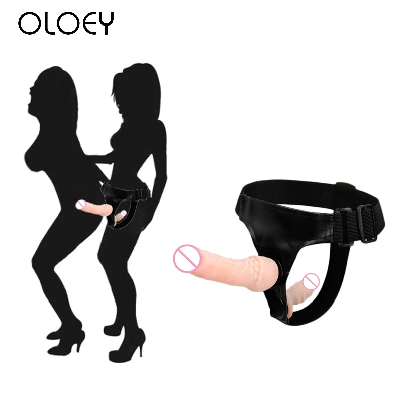 Страпон двойной дилдо для взрослых Секс игрушки женщин трусики ультра