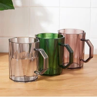 household wash cup environmental protection non slip simple nordic bathroom plastic mouthwash cup couple set