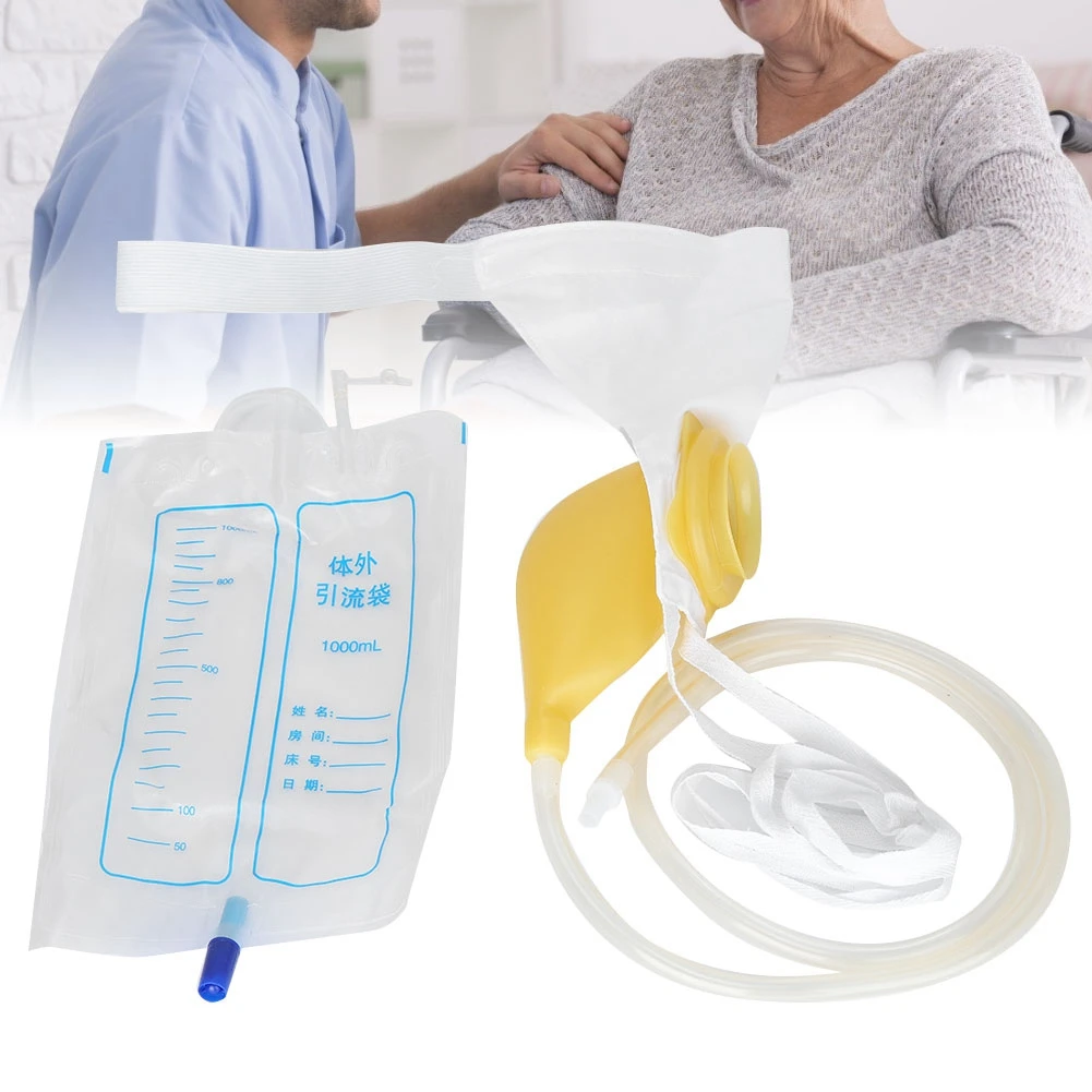

Latex Urine Collector Bag Adults Urinal With Urine Catheter Bags For Middle-Aged Elderly Latex Breathable Urine Collector
