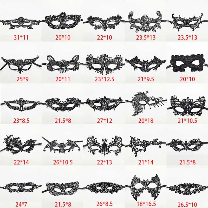Sexy Lace Mask Masquerade Halloween Party Women Eye Masks masked ball Cosplay masque Venetian Costumes Carnival half face | Дом и сад