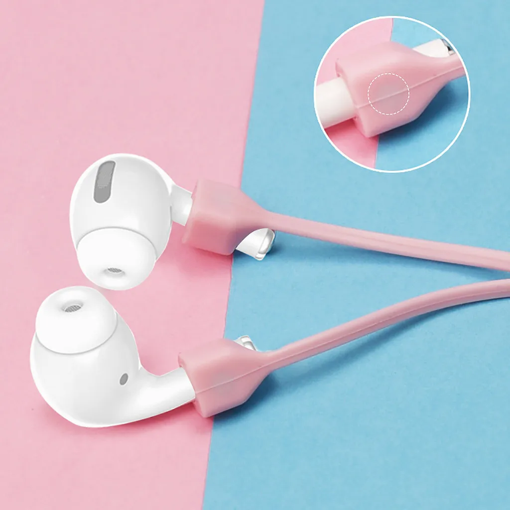 Магнитная лента для Airpods Pro мягкие силиконовые наушники с защитой от падения