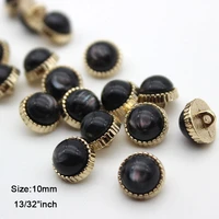 10pcslot size10mm golden serrated edge buttons metal shank button for garment coat suit shirt decoration accessoriesss 2563