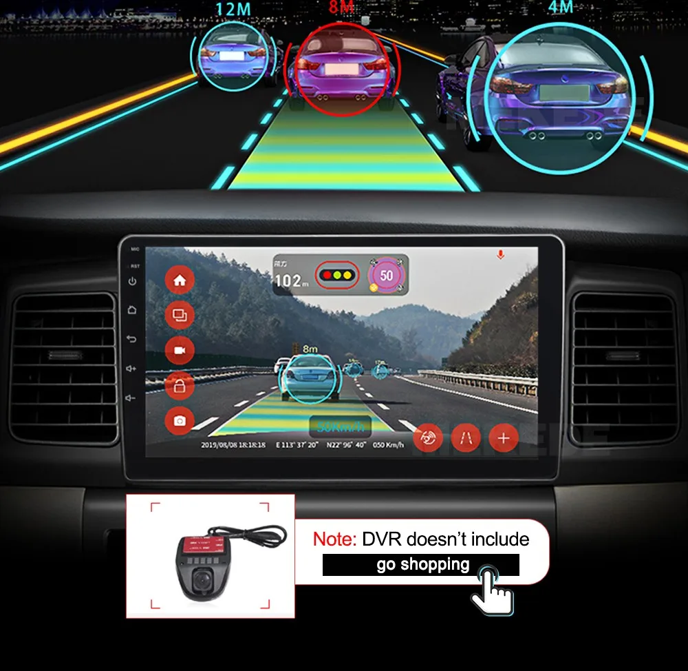MEKEDE Android 9 автомобильный DVD gps навигатор стерео радио аудио для Ford Focus 2 Mondeo S C Max Fiesta Galaxy