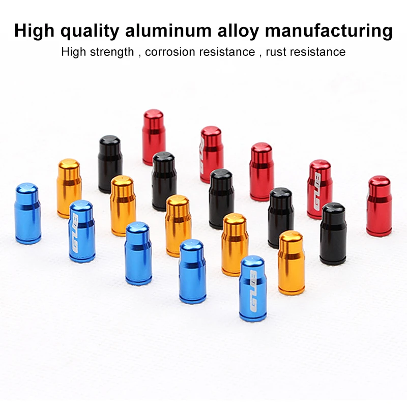 50 шт. алюминиевый колпачок клапана для велосипедных шин Сверхлегкий горных и