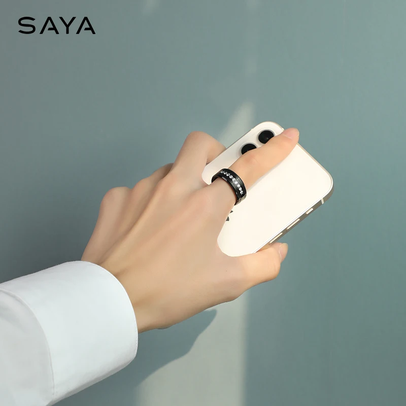 Мужское кольцо из карбида вольфрама 9 шт. инкрустация фианитом Черное Матовое покрытие удобное обручальное