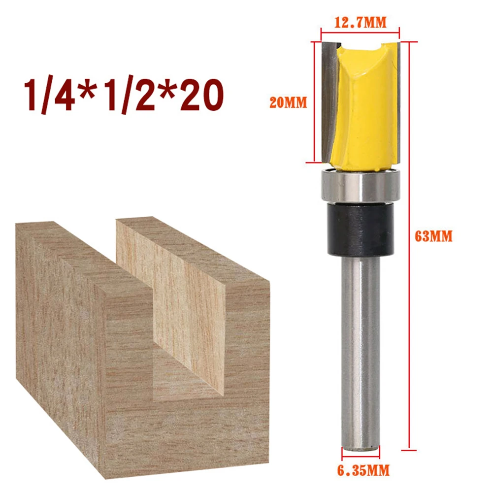 

Hardwood Milling cutter Accessory Engraving 1/4\\\"(6.35mm) Shank Router Bit