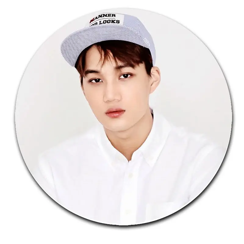 Kpop EXO значок Chanyeol Sehun Брошь булавка Рождественский подарок нагрудная булавка значок сувенир - Окраска металла: Kai 2