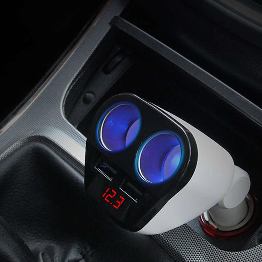 

ACCNIC 3 Ports USB Car Charger Quick Charge 3.0 Fast Car Cigarette Lighter For Samsung 1Huawei Xiaomi iphone Car Charger QC 3.0