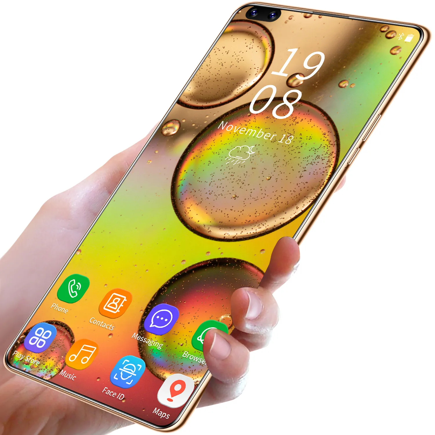 

LANDVO Mate50 Pro+ mobile phones 6.9inch HD+ Full Display 720*1600 Face Access MTK6580P Android 6.0 3500Mah Lithium-ion battery
