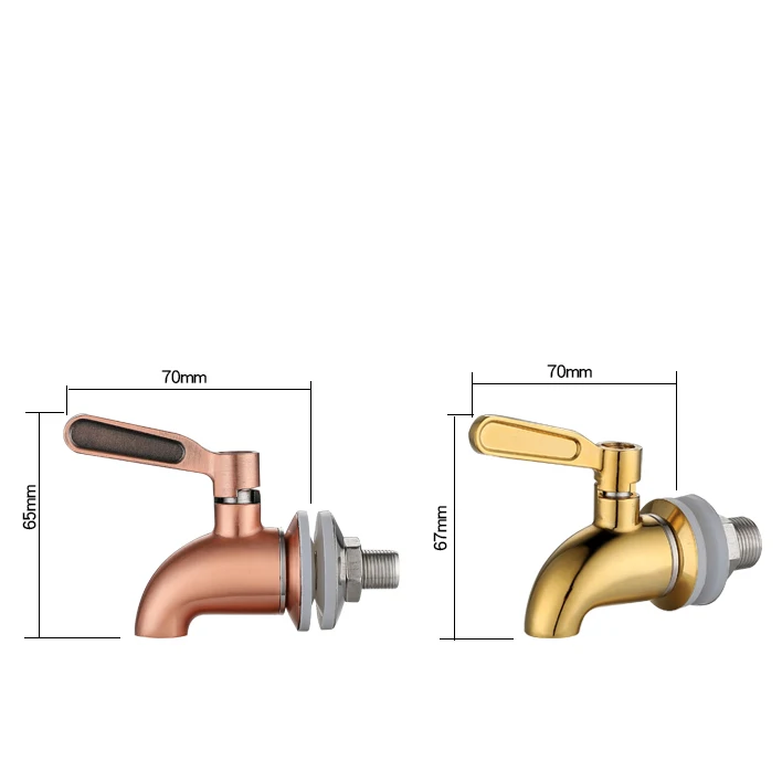 

16mm Beverage Wine Barrel Faucet Beer Barrel Tap Gold Bronze Wine Barrel Faucet