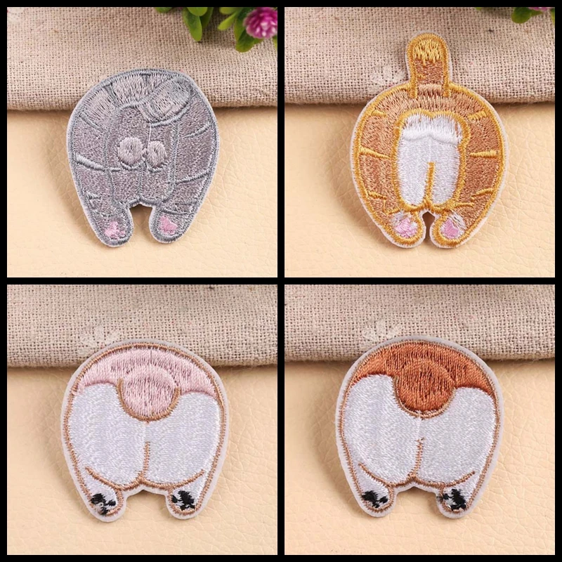 

A very cute set of corgi hip embroidered patches with adhesive hot ironing can be used for DIY decoration on luggage