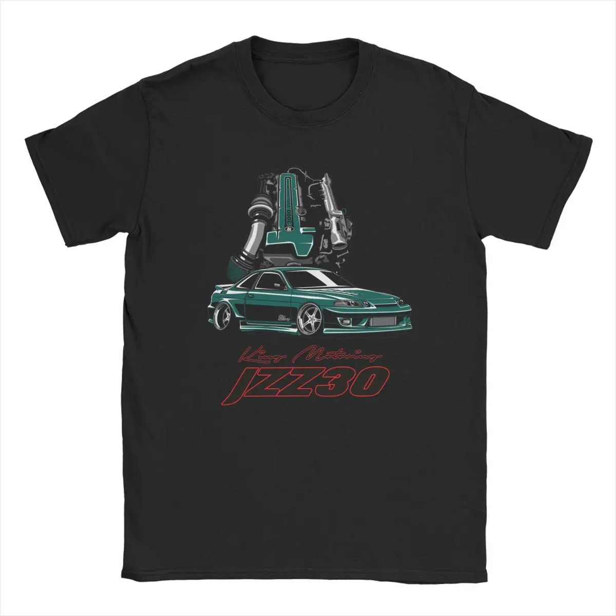 Мужская Летняя хлопковая Футболка Soarer JZZ31 Jdm с коротким рукавом и круглым вырезом