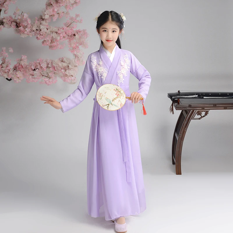 Chinese Costume Girl Hanfu Children Fairy Style Super Princess Dress Elegant Antique | Тематическая одежда и униформа