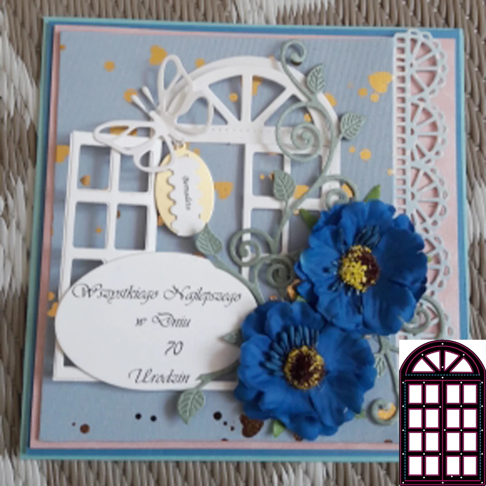 3D штамп для резки окон новый нож металла трехмерная художественная бумага сделай