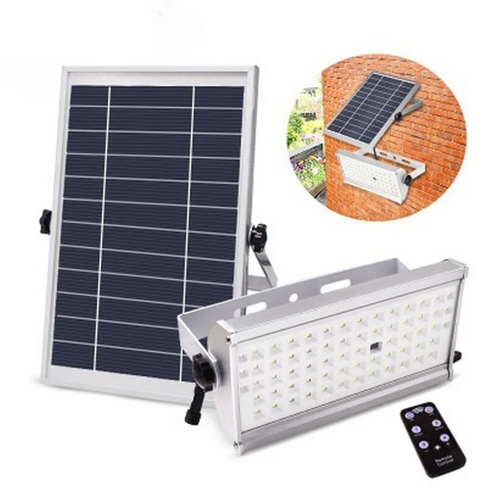 

12W/6W 1500lm Solar Lights 2 Modes With Remote Control Motion Sensor Light Outdoor Garden Waterproof Lamp Lighting 65 leds Hot