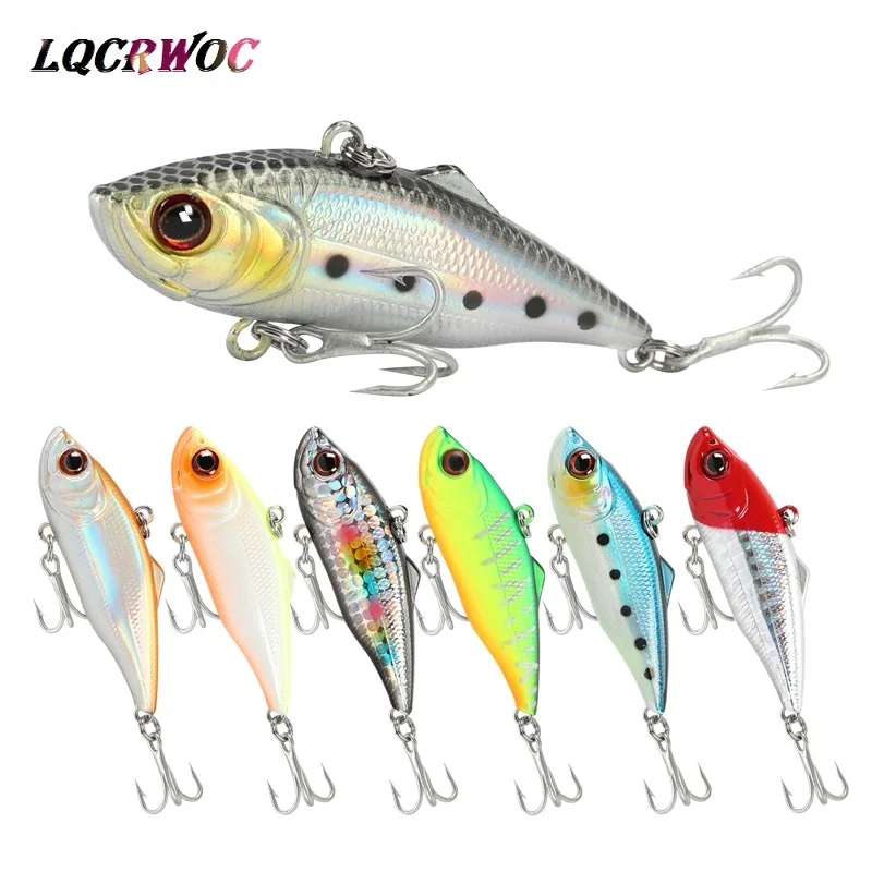 

HOT NEW 11g 60mm Vib bait fishing lure sinking jiging vibrating light ice fish Minnow japan fishing tackle whopper plopper pesca