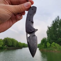 camping knife fruit knife outdoor knife100 handmade stylish damascus knife suitable for collectionxhn01