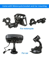 fodsports motorcycle gps parts mounting braket for 5 inch motorcycle gps navigation holder motorbike navigator accessories
