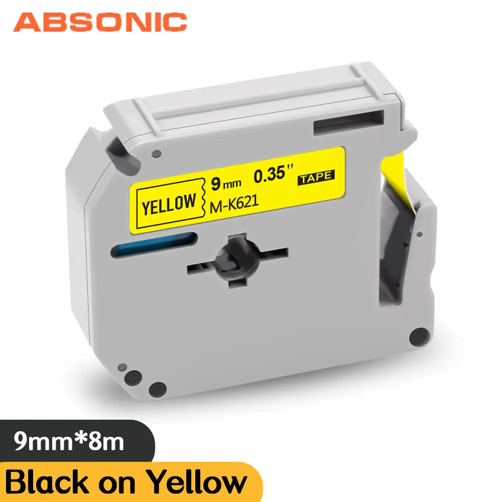 Absonic M K621 MK 621 маркировки ленты кассета Совместимость для Brother P touch T M95 PT 65 70 80 85 90