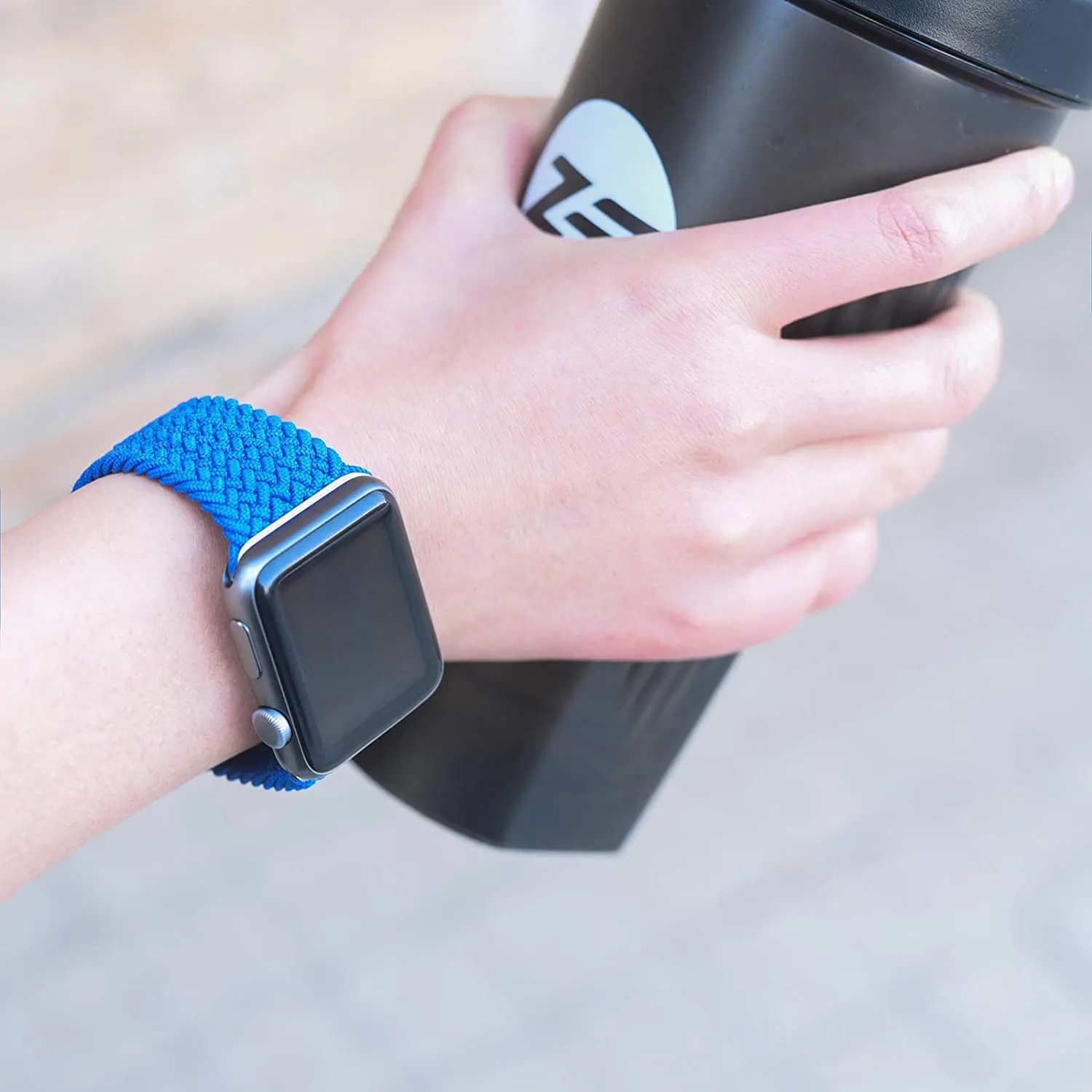 

Strap For Apple watch band 44mm 40mm iWatch 38mm 42mm FABRIC Elastic belt Braided Solo Loop bracelet correa applewatch 5 4 3 Se