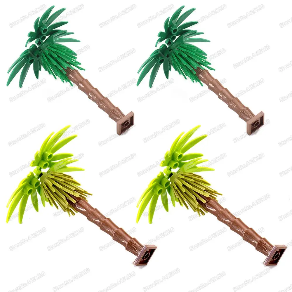 Озеленение дерева Строительный блок завод сборка город МОС фигурки уличный вид