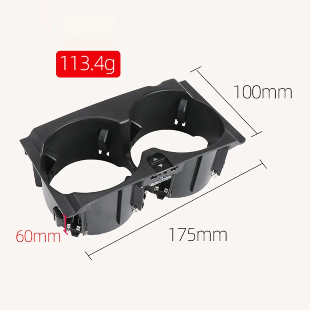 

Durable Useful Car Cup Holder Divider Cup ABS Plastic Direct Replacement