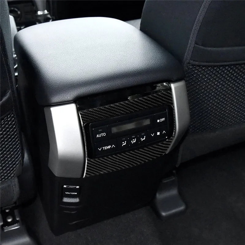 Для Toyota Land Cruiser Prado 2010 2018 декоративная панель из углеродного волокна для задних