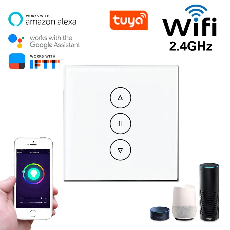 Google Home Tuya Smart Life ЕС Wi-Fi роликовый затвор для штор переключатель электрических
