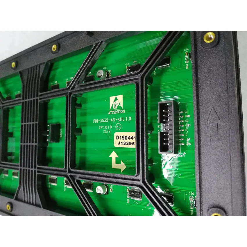 P10 наружный светодиодный модуль 320x160 мм 32*16 пикселей дисплей smd hub75 rgb такси