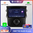 Prelingcar Android 9,0 система автомобиля IPS сенсорный экран стерео для Ford Mondeo плеер стерео с кнопками навигационная система