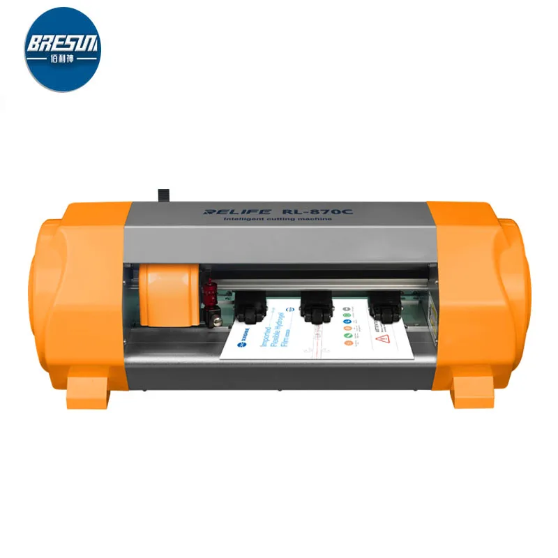 

RELIFE RL-870C Intelligent Auto Film Cutting Machine for iPhone Mobile Phone LCD Screen Protect Cutter Hydrogel Film Cutting