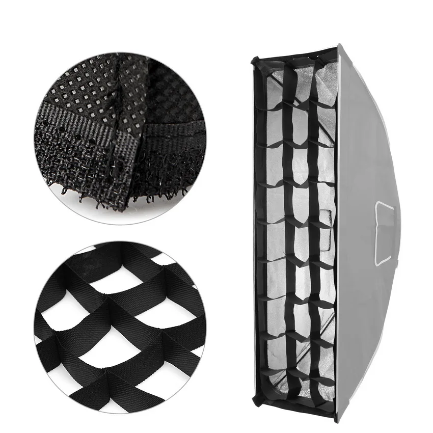 Meking 30cmx90 см Сетка для соты Softbox Рассеиватель света осветительной вспышкой