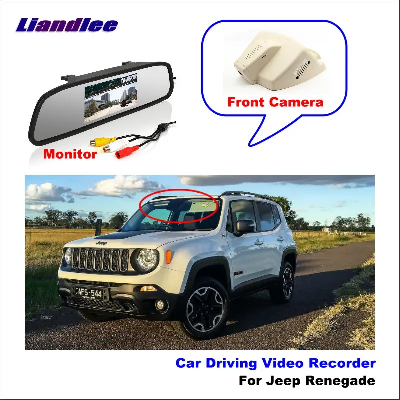 Liandlee Car DVR Wifi Video Recorder Dash Cam Camera For Jeep Renegade Night Vision APP Control Mobile Phone
