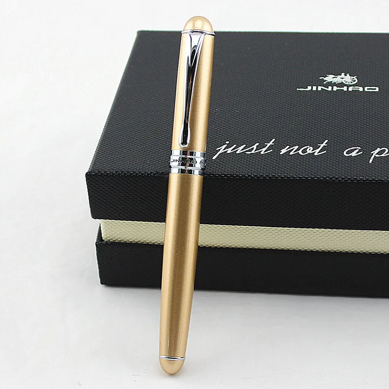 JINHAO 750 полированная слоновая кость белое перо с широким основанием высокого качества перьевая ручка переплет школьная и офисная авторучка - Цвет: I