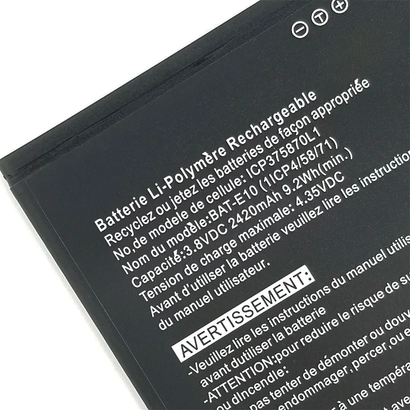 

100% Original 2420mAh BAT-E10 battery for Acer Z530 LTE T02 Z530S E10 High Quality +Tracking Number