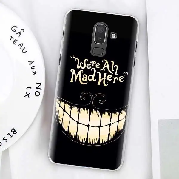 11 Чехлы Alice in Wonderland Cat для samsung Galaxy J4 Plus J6 Plus J8 J3 J5 J7 J5 Prime, Жесткий Чехол - Цвет: 11