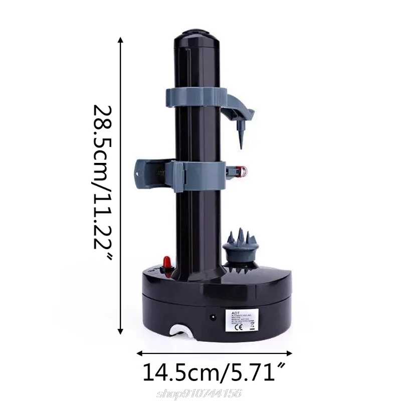 

Household Commercial Electric Potato Peeler Automatic Rotating Fruit And Vegetable Cutter Kitchen Peeling N18 20 Dropshipping