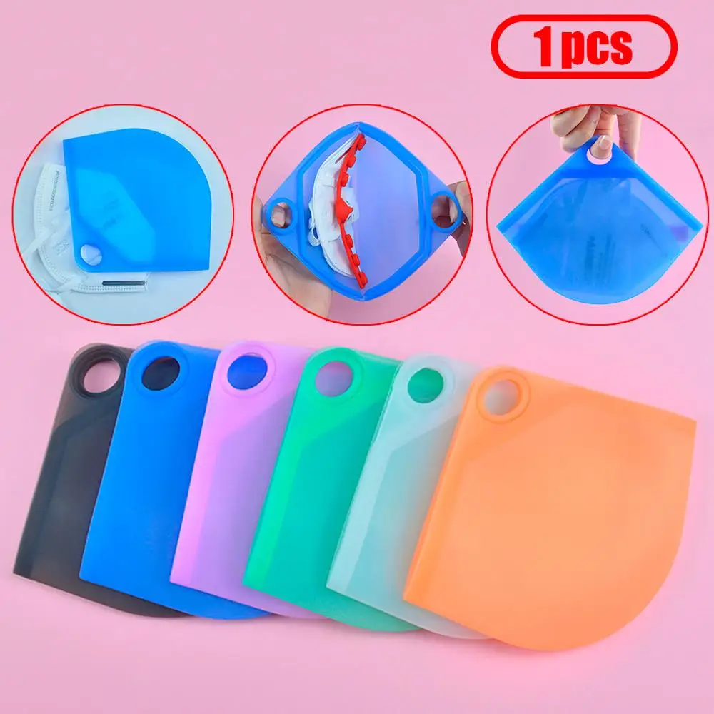 

Portable Face Masks Silica Gel Organizer Dustproof And Moisture-proof Cover Holder Case Storage Isolate bacteria Bag Storage Box